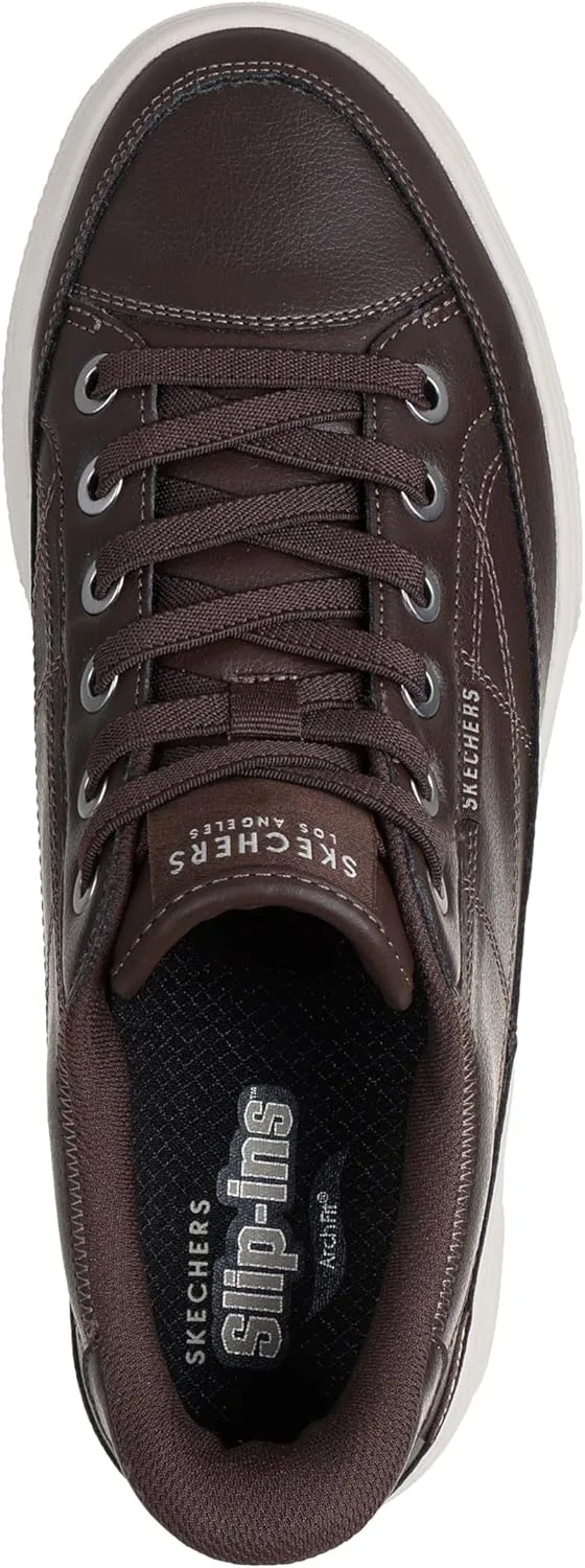 Мужские кроссовки Skechers Arch Fit Arcade Catch Ya There Hands Free Slip-ins, шоколадный — фото 3
