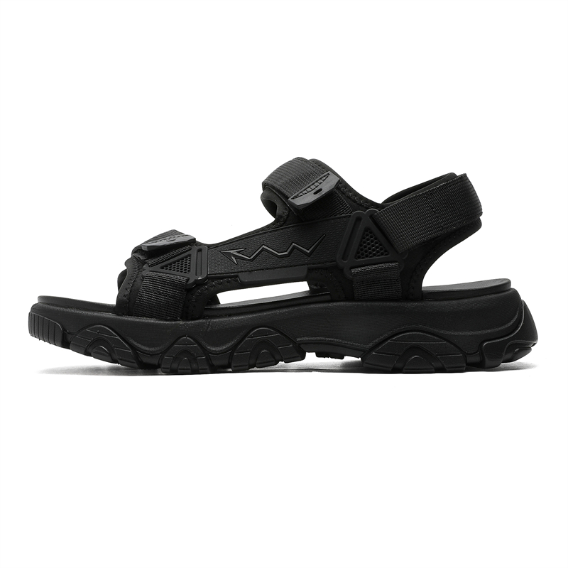 

AIBAOLUO Пляжные шлепанцы мужские черные