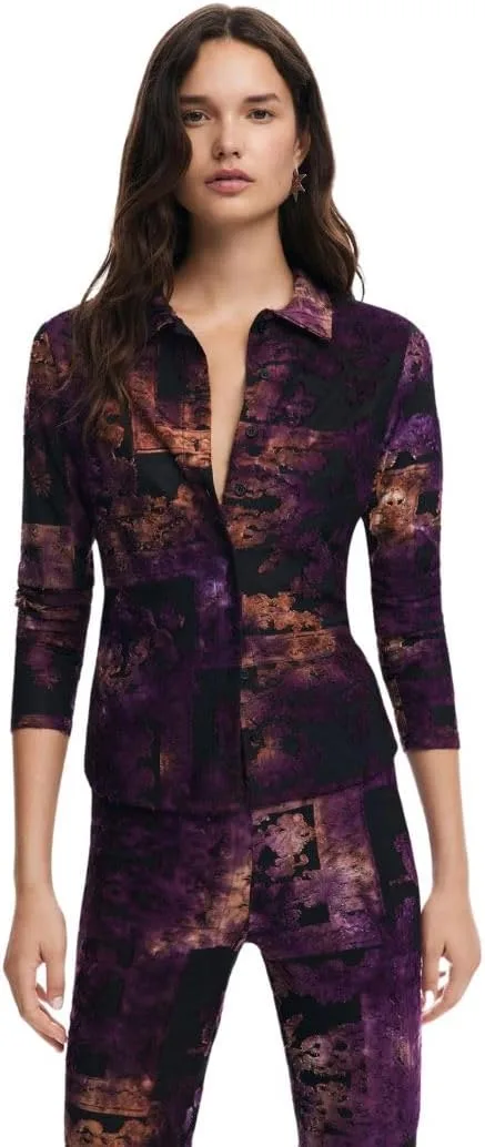 

Desigual Женская Футболка с Длинным Рукавом