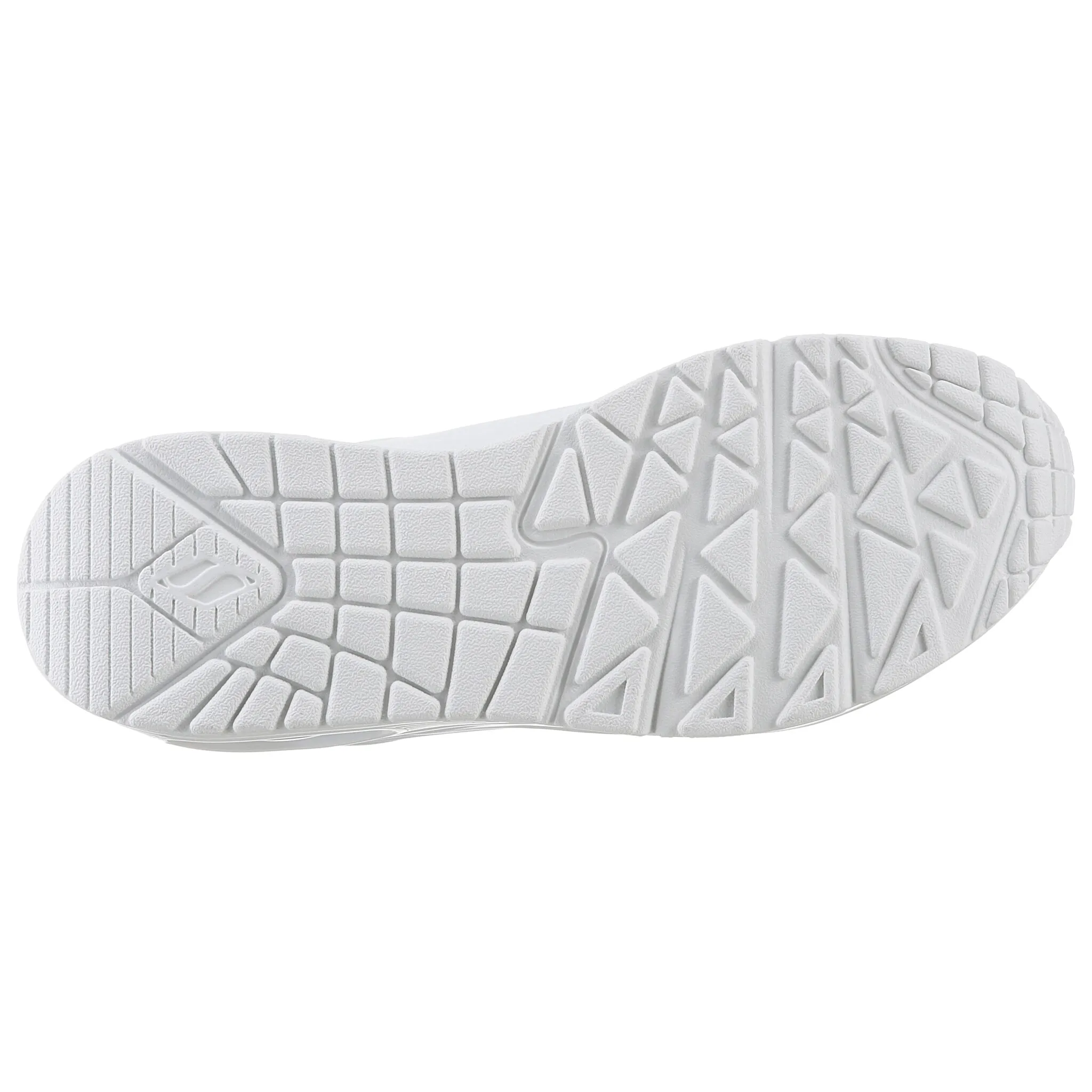 Слипоны Skechers "UNO SHIMMER AWAY", тапочки, повседневная обувь, полуботинки на модной танкетке, серебристый — фото 3