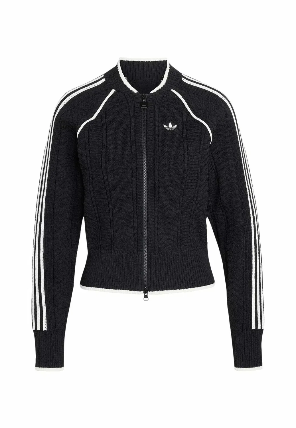 Спортивная куртка SST - куртка-бомбер Adidas Originals, Black Cloud White — фото 4