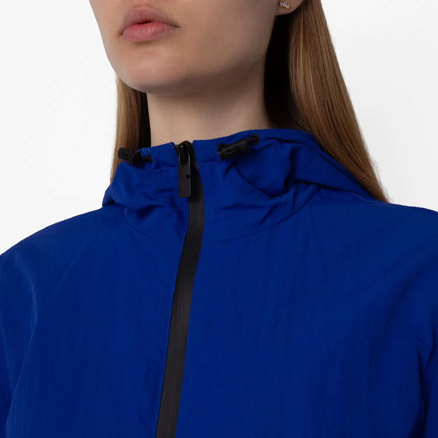 Куртка женская с капюшоном EKD Logo Hooded Nylon Jacket Burberry, Knight — фото 3