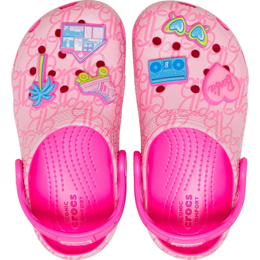 Сабо Crocs Mattel розовый Barbie Classic T, розовый — фото 3