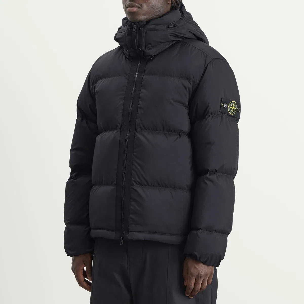 Пуховик из рипстоп-кордуры Matt Ripstop Cordura Down Jacket Stone Island, Black — фото 2
