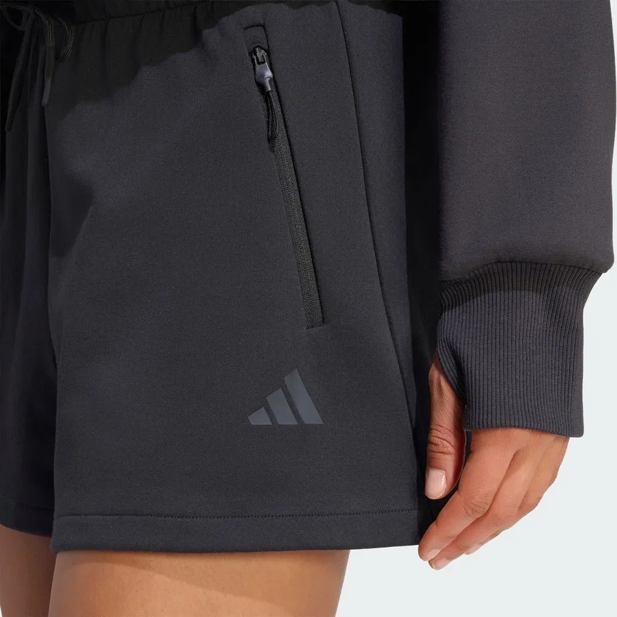 Шорты спортивные свободного кроя Z.N.E. adidas, Черный — фото 4