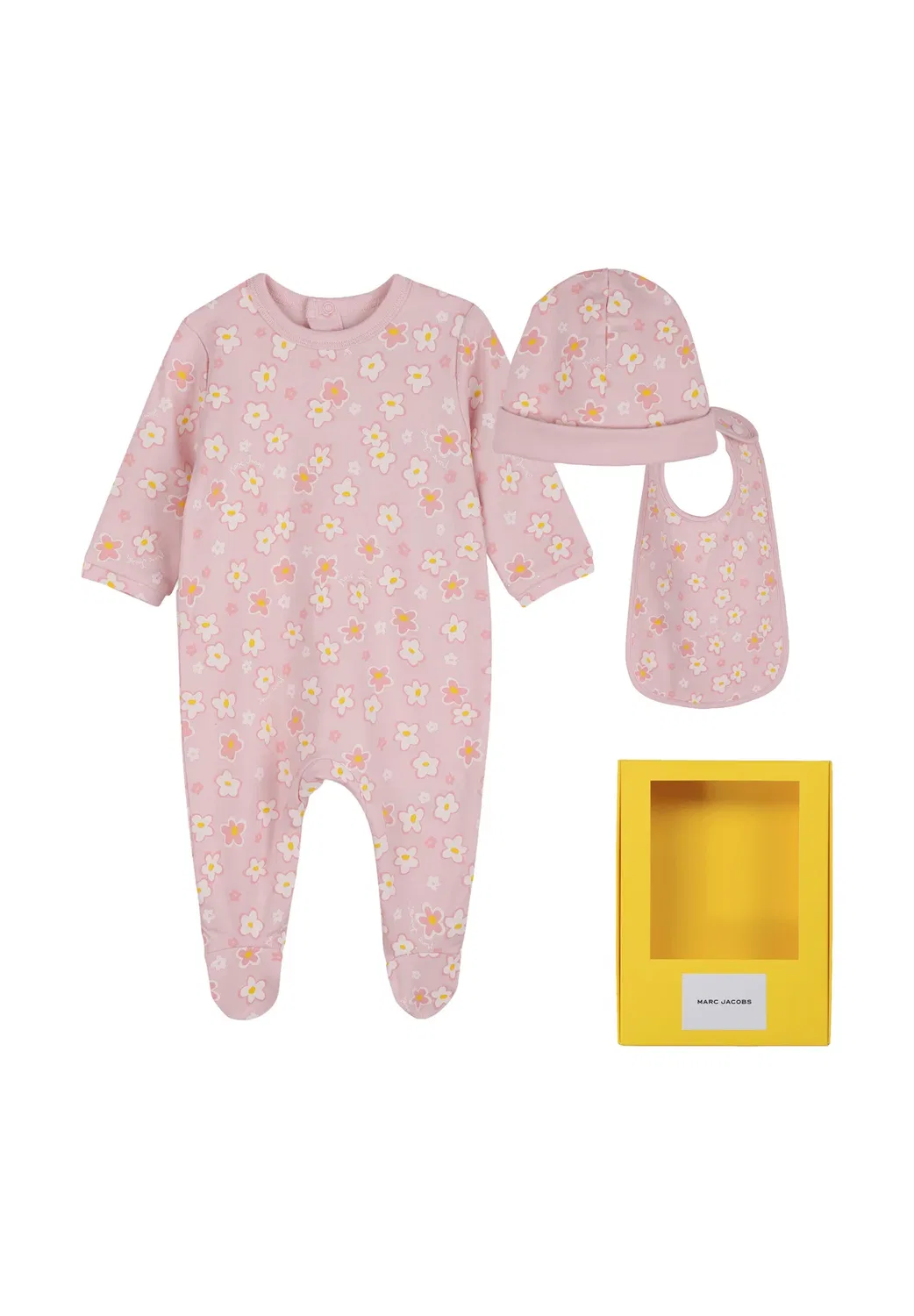 Ансамбль пижама, чепчик и одежда - костюм для сна Marc Jacobs Kids, Mauve Chalk