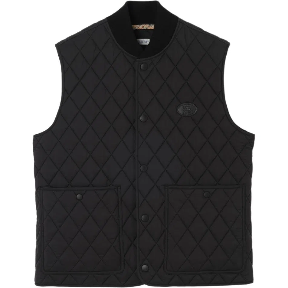 Мужской жилет Black Burberry, Черный