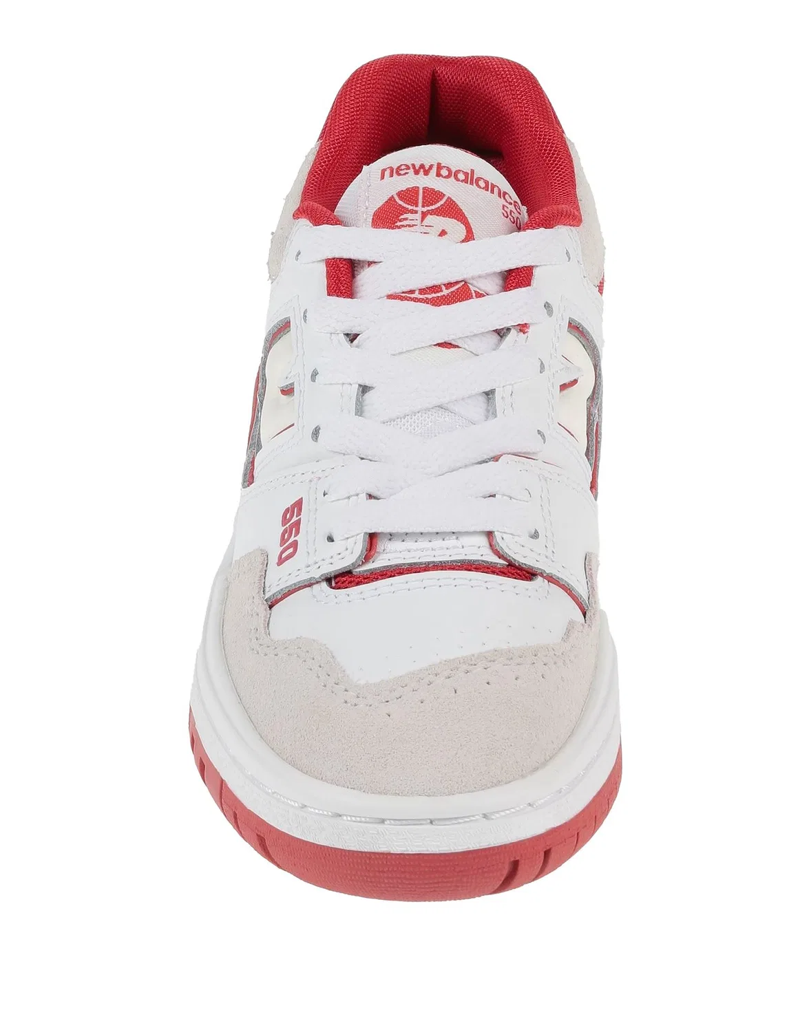 Детские кроссовки для девочек с принтом New Balance, белый — фото 4