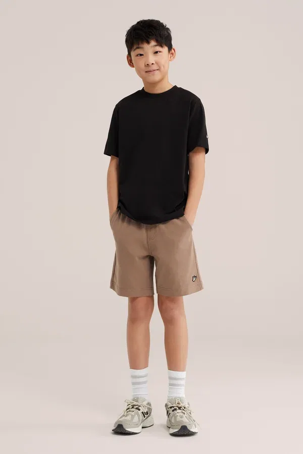 Брюки хлопок Tracksuit bottoms We Fashion, brown, коричневый