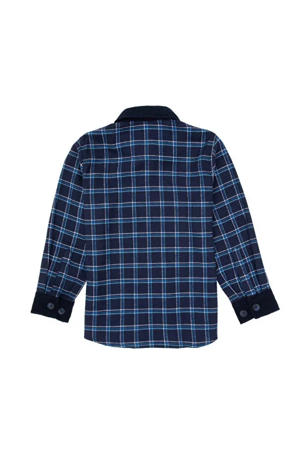 Детская рубашка с длинным рукавом U.S. Polo Assn., Indigo — фото 4