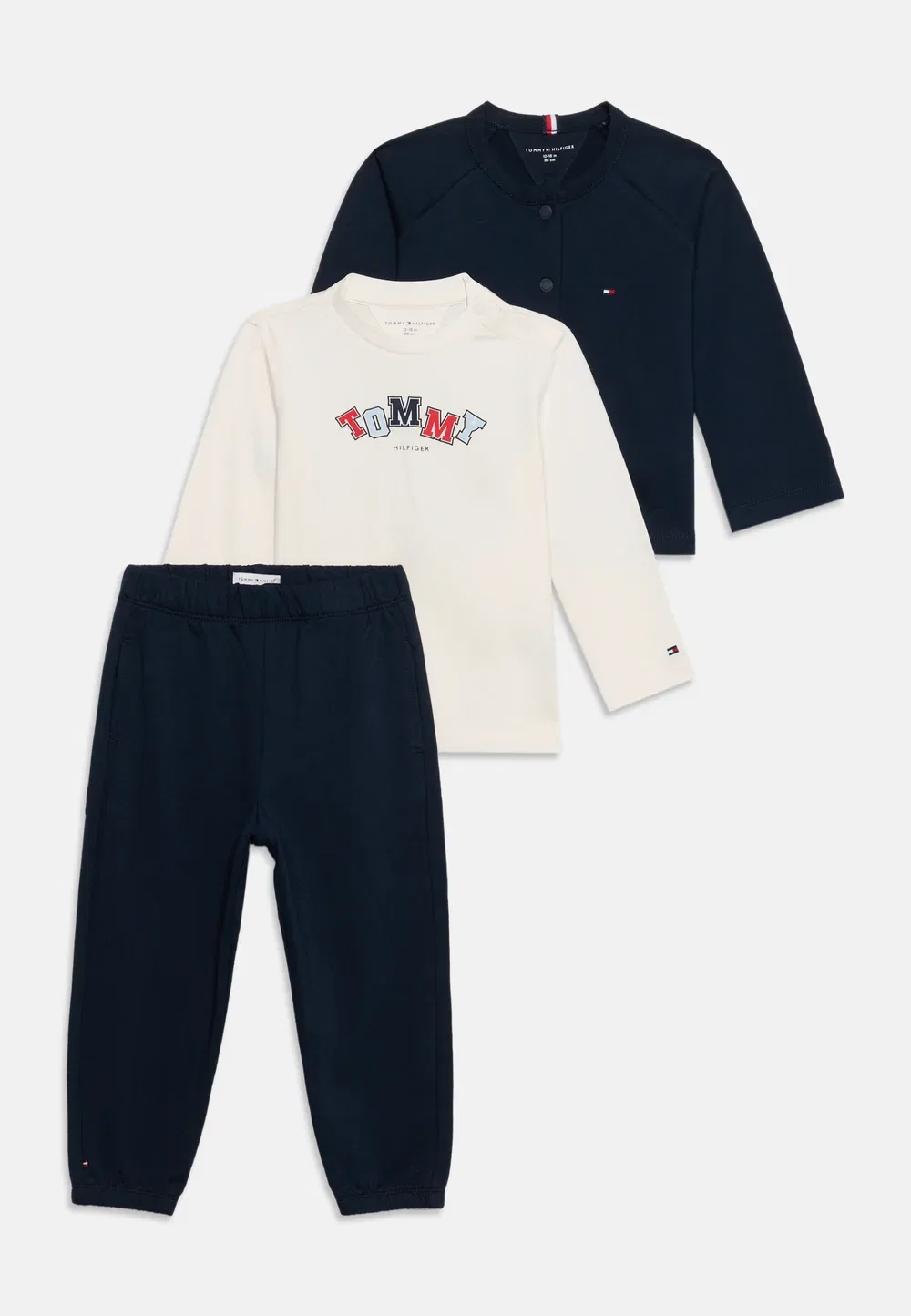 Комплект футболки унисекс - кардиган Tommy Hilfiger, Dark Blue — фото 3