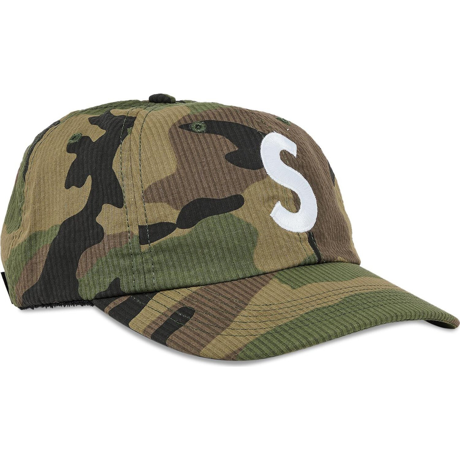 

Бейсболка Supreme Woodland Camo Seersucker S Logo 6-Panel, зеленый/мультиколор