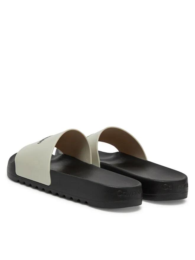 Calvin Klein Массивные сандалии для плавания Chunk Pool Slide Rub Sandals HM0HM01063, белые — фото 3