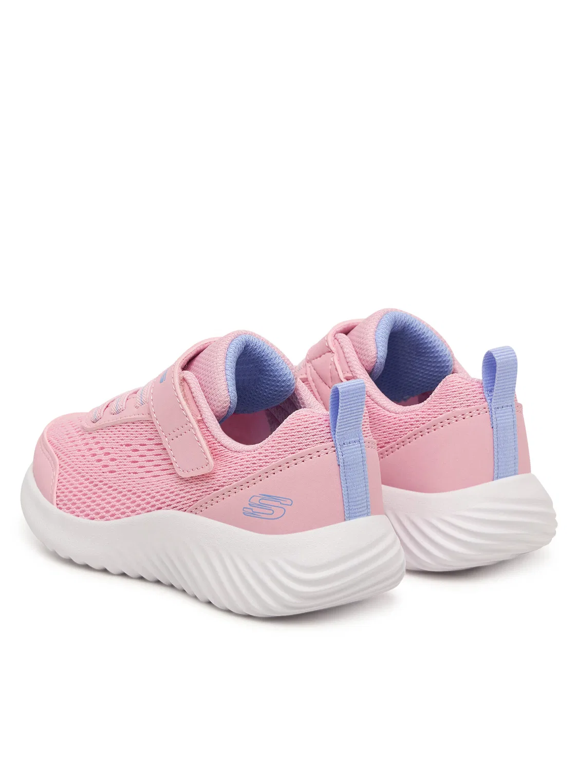 Кроссовки для девочки Bounder-Free and Easy Skechers, светло-розовый — фото 3