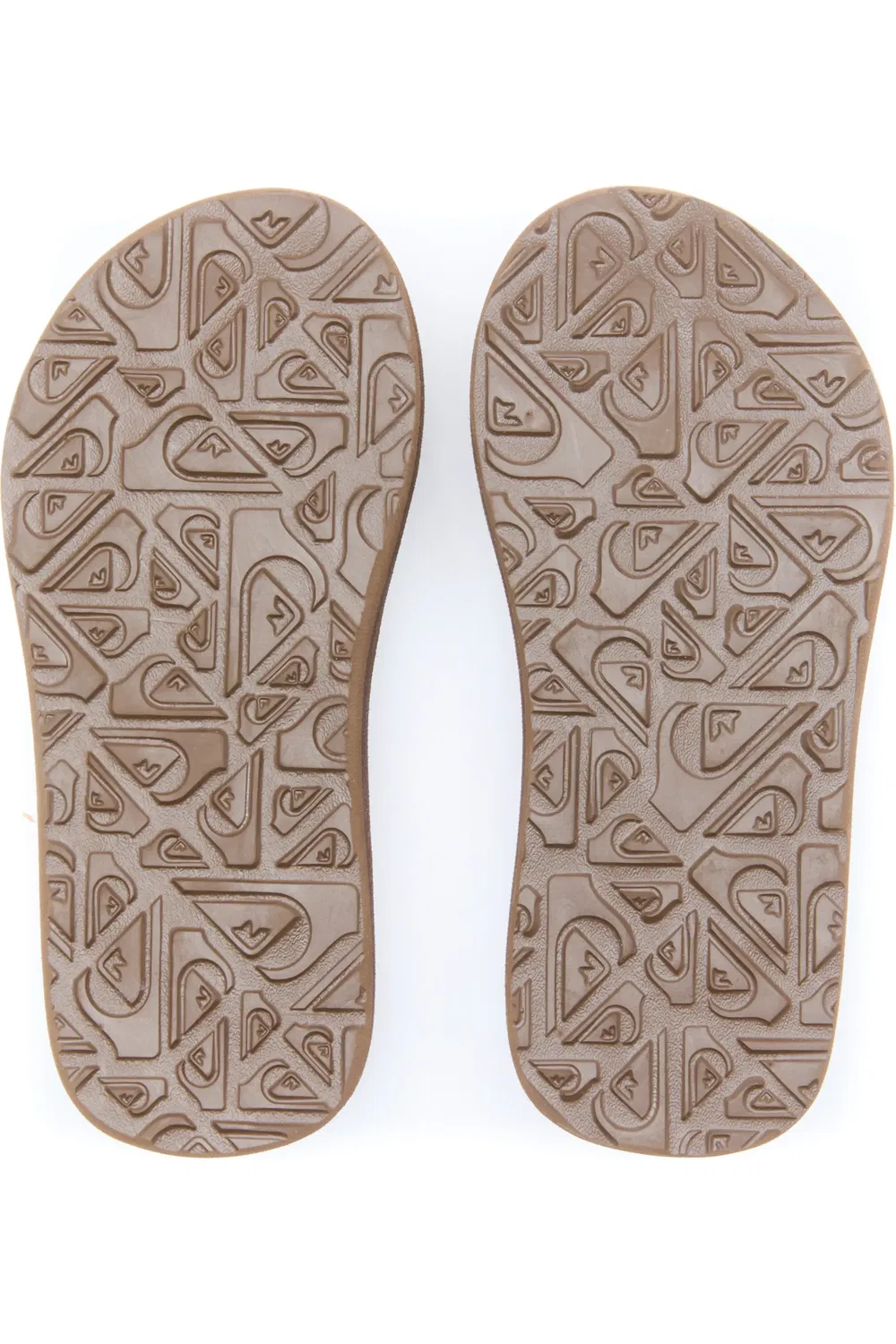 Детские сандалии вьетнамки на мягкой подошве Carver Suede Core Quiksilver, Tan/Tan — фото 4