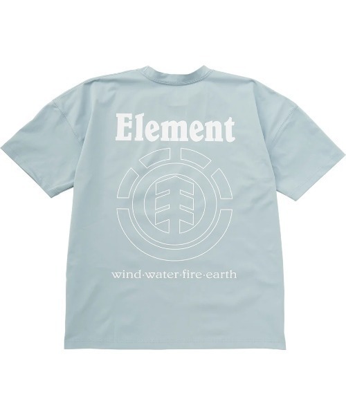 

Мужская футболка с коротким рукавом, принтом на спине и логотипом Element, серая