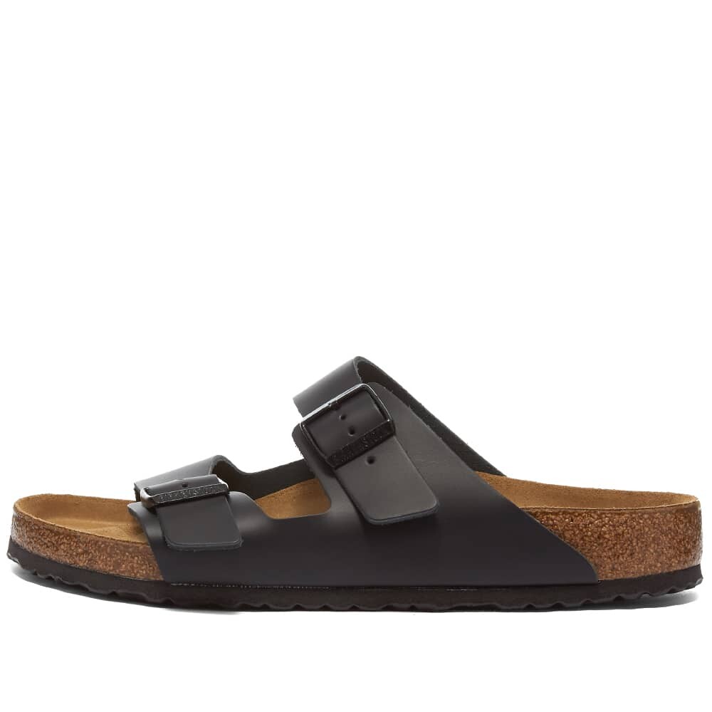 Сандалии Birkenstock Arizona Natural Leather, черный — фото 2