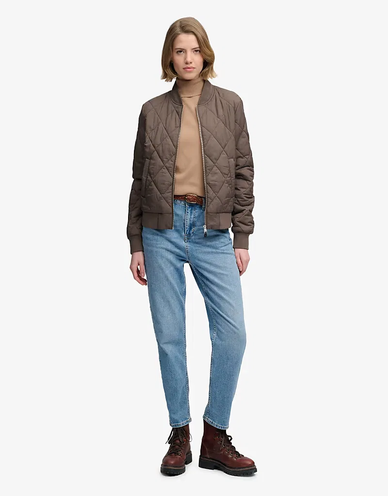 Бомбер Superdry Liner темно-хаки — фото 4