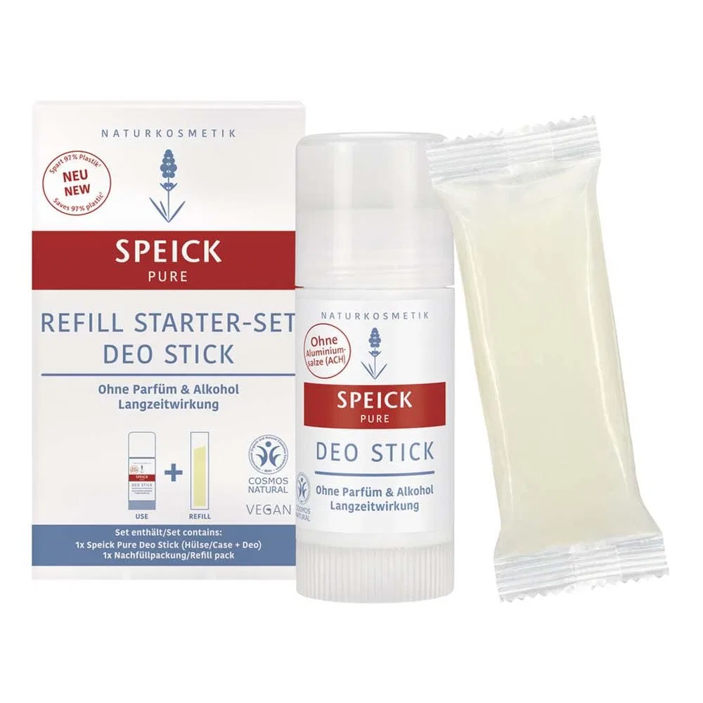 Дезодорант-стик Speick Pure Refill Starter Set, 80 мл