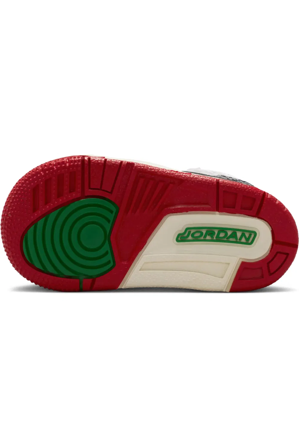 Кроссовки детские низкие Spizike Jordan, White/Red/Coconut Milk — фото 4