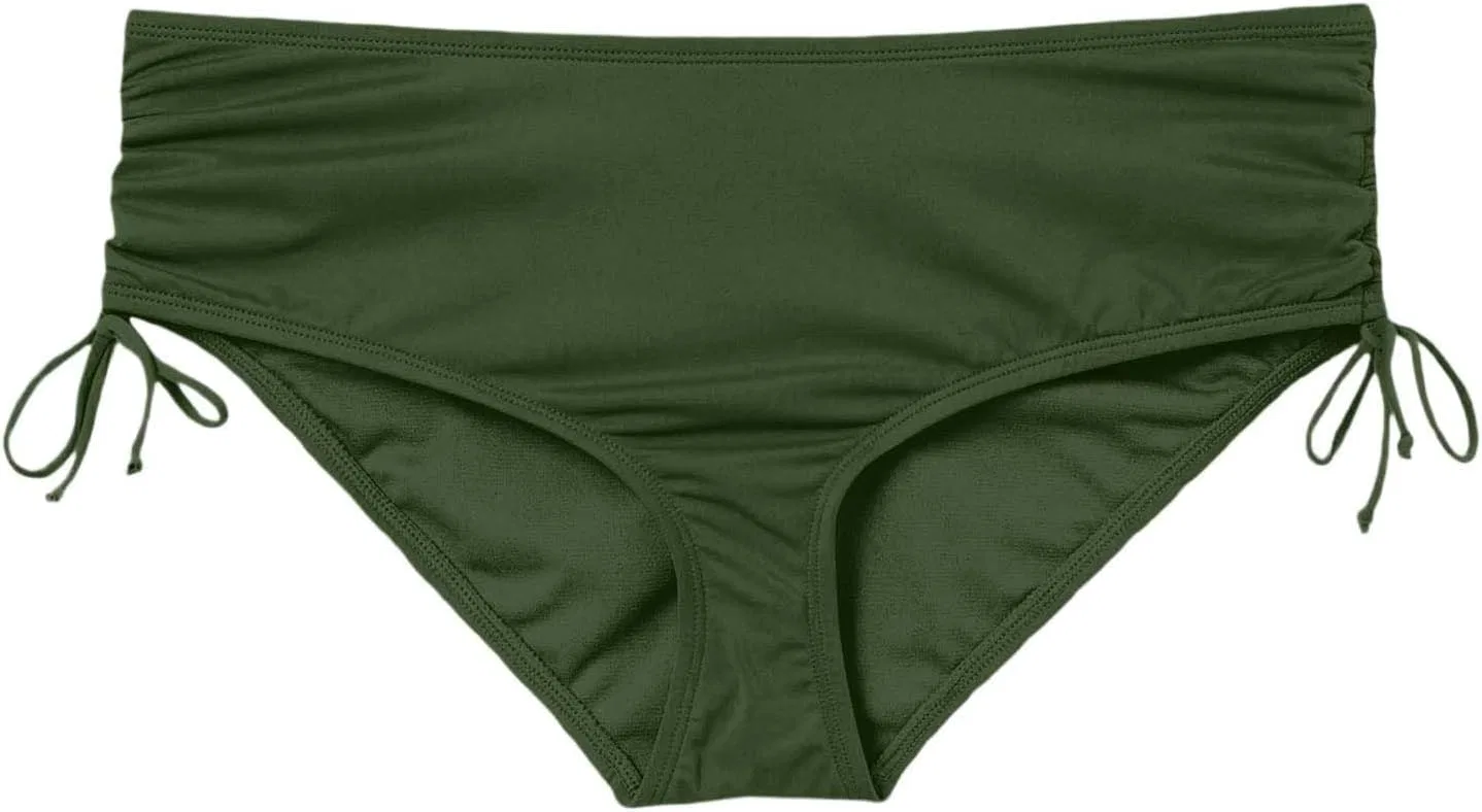 Женские плавательные брюки с высокой талией Generic, Dark Green — фото 3