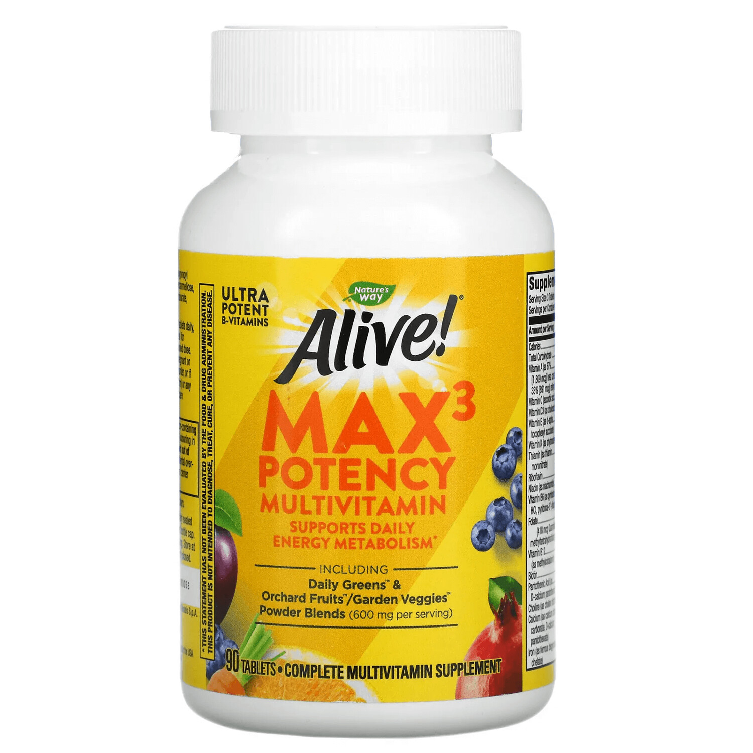 

Max3 Potency мультивитамины 90 таблеток, Nature's Way