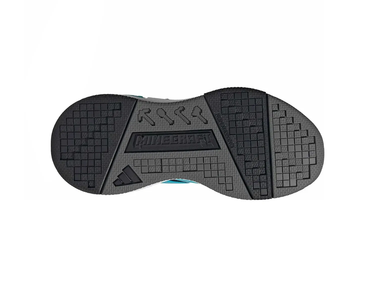 Кроссовки игровые Minecraft Pro Sneaker, adidas, черный/синий/фиолетовый — фото 4