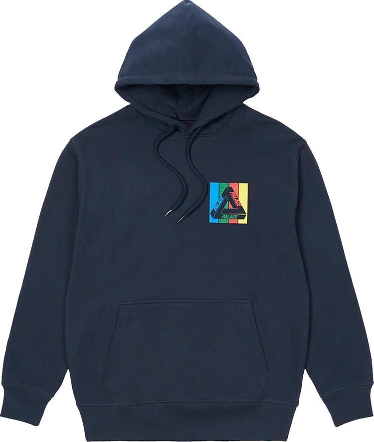 

Толстовка Palace Tri-Emb Hood 'Navy', синий