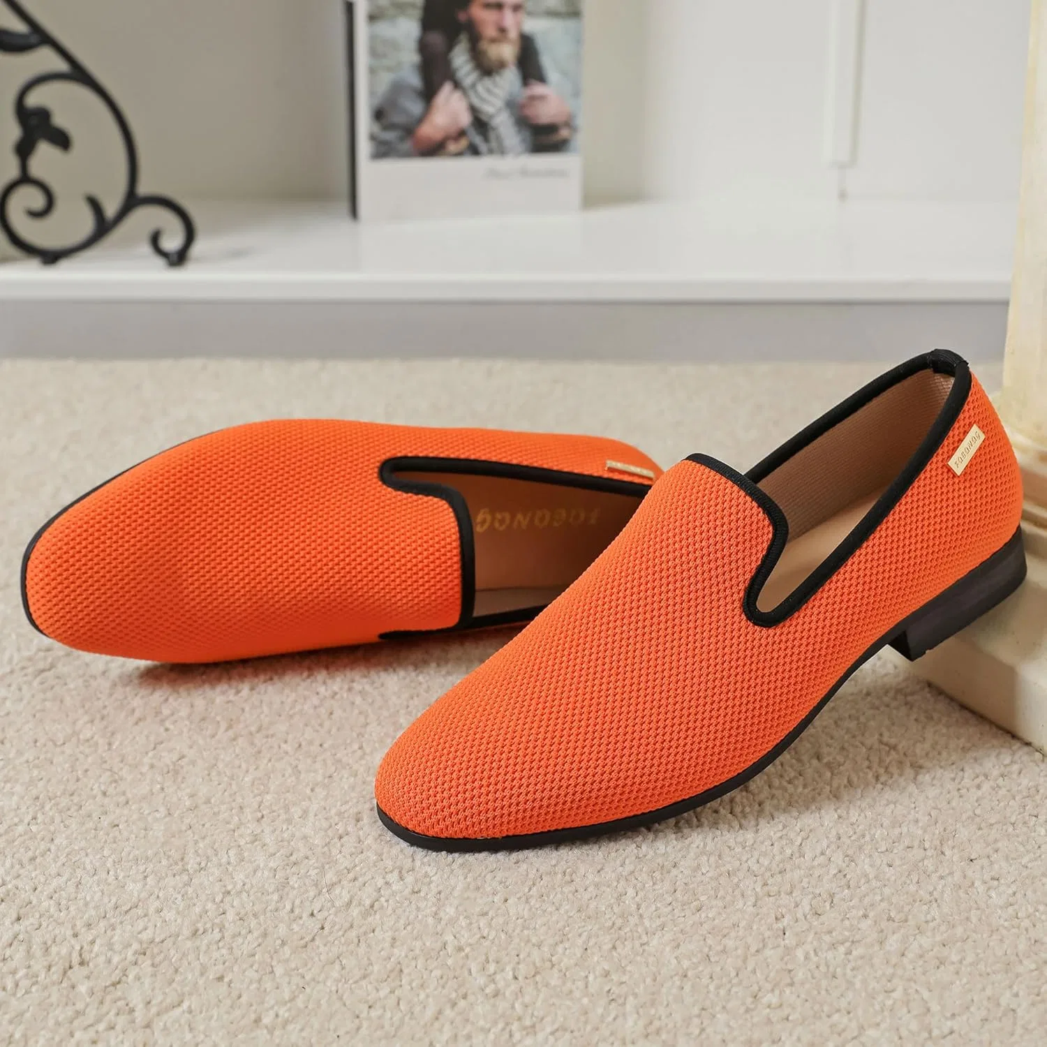 Лоферы мужские с сетчатым верхом Orange FQEQNQG — фото 3