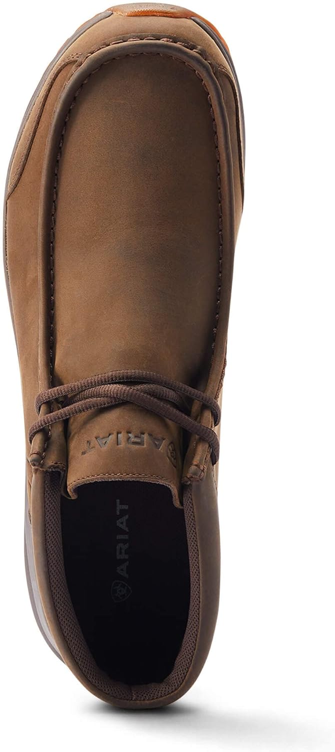 Мужские водонепроницаемые походные ботинки Ariat Spitfire с носком-мокасином, коричневый — фото 4