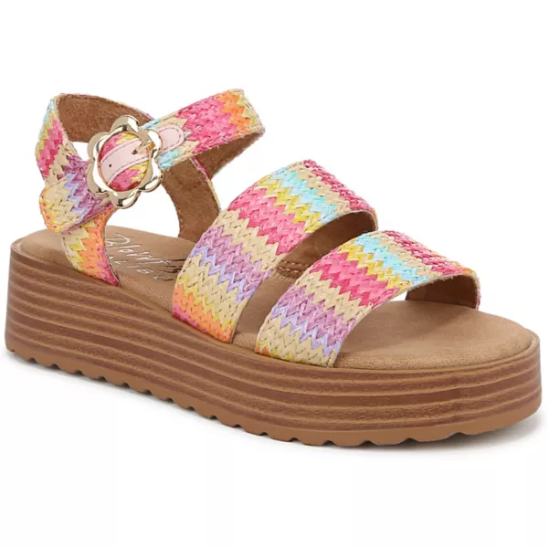 

Платформенные босоножки Journey-K для девочек с ремешками Blowfish Malibu, бежевый