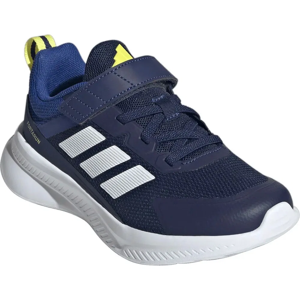 Детские кроссовки для мальчиков с плоской подошвой Fortarun 4.0 El C adidas, Navy — фото 3