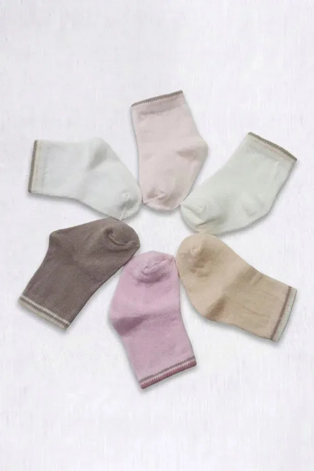 Детский комплект носков для девочек хлопковый Cocole Socks, Multicolor — фото 2