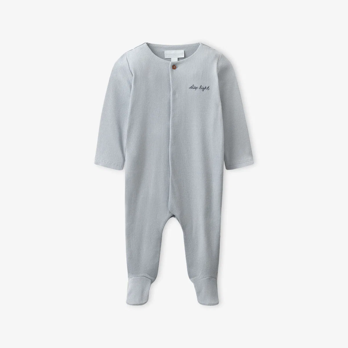 Хлопковый комбинезон для сна Sleep tight с вышивкой, размер 0-24 месяца The Little White Company, синий