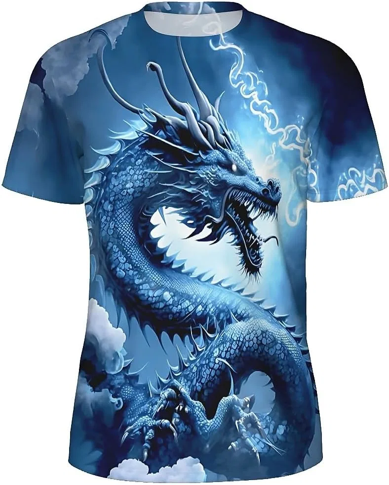 Мужская футболка с 3D-принтом обезьяны, Orient Dragon