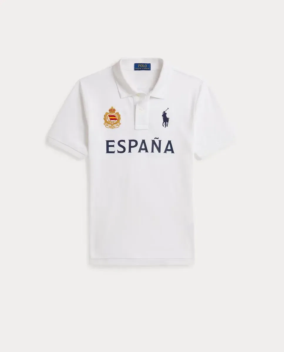 Детский поло для мальчиков с вышивкой Polo Ralph Lauren, Blanco
