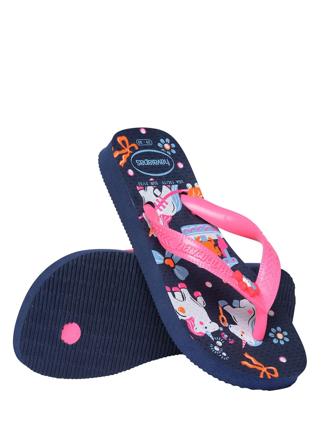 Тапочки пляжные Havaianas Fantasy, темно-синий — фото 4