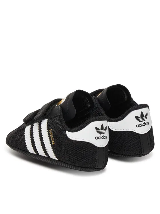 Кроссовки Superstar Crib Adidas, черный — фото 3