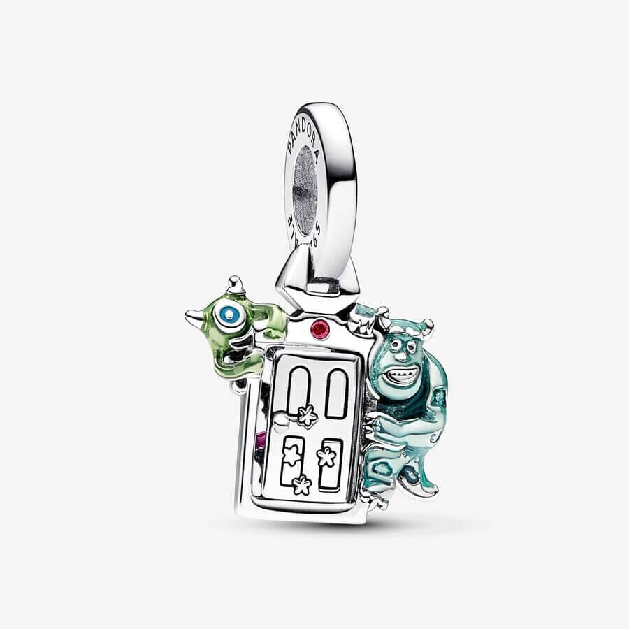 

Шарм-подвеска Pandora x Disney Pixar Monsters Inc Door, серебро/мультиколор