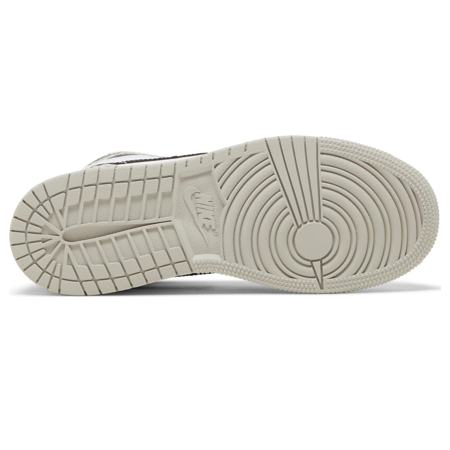 Кроссовки Nike Air Jordan 1 Retro High OG GS 'White Cement', Серый — фото 4