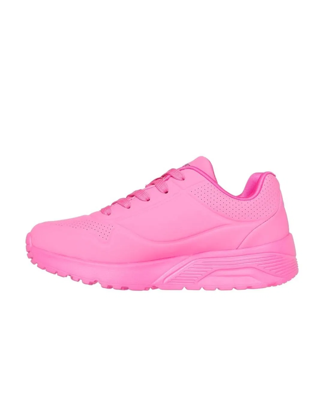Детские кроссовки с принтом Uno Lite Metallic Love Skechers, Роза — фото 2