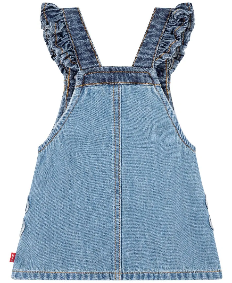 Комбинезон-платье с цветочной аппликацией Levi's, Blue — фото 2