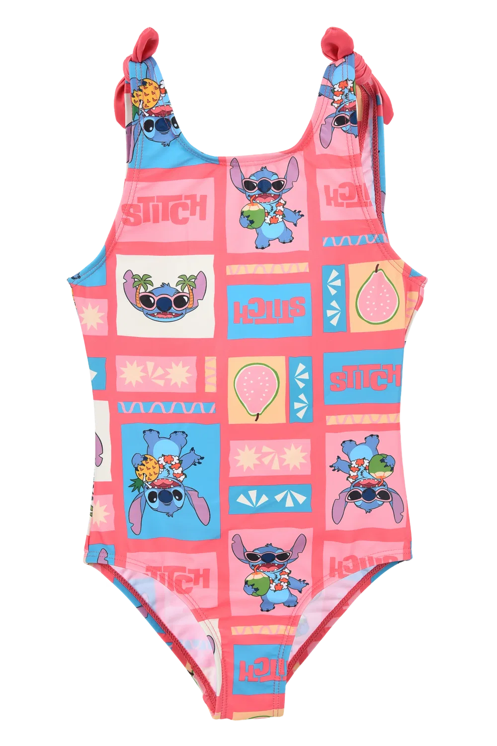 Детский спортивный купальник для девочек Stitch, розовый