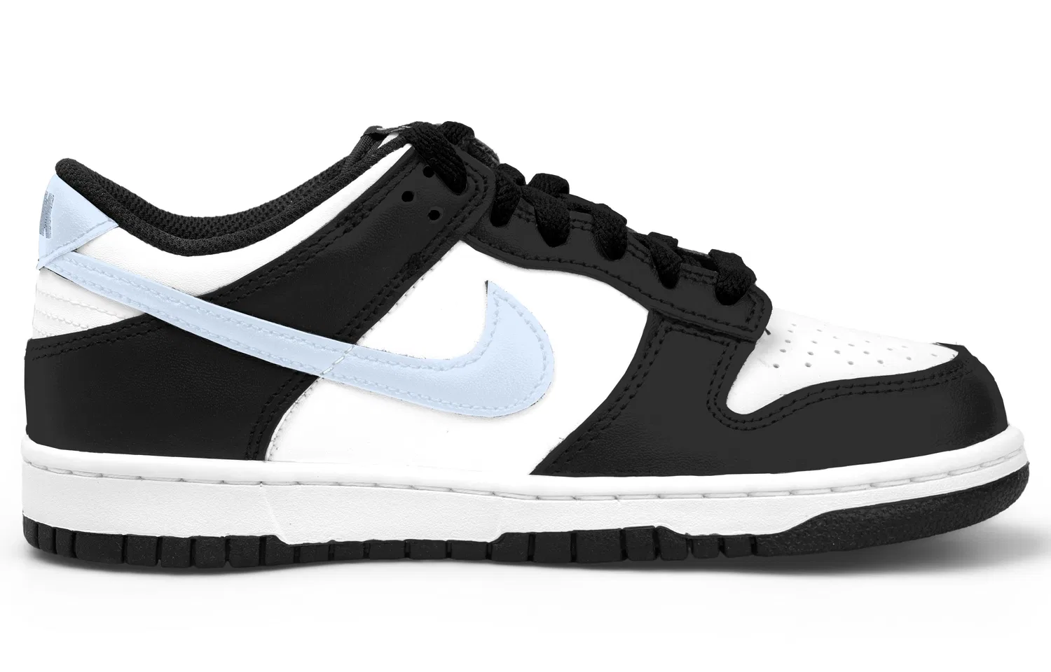 Детские кроссовки для скейтбординга Black Blue Nike — фото 3