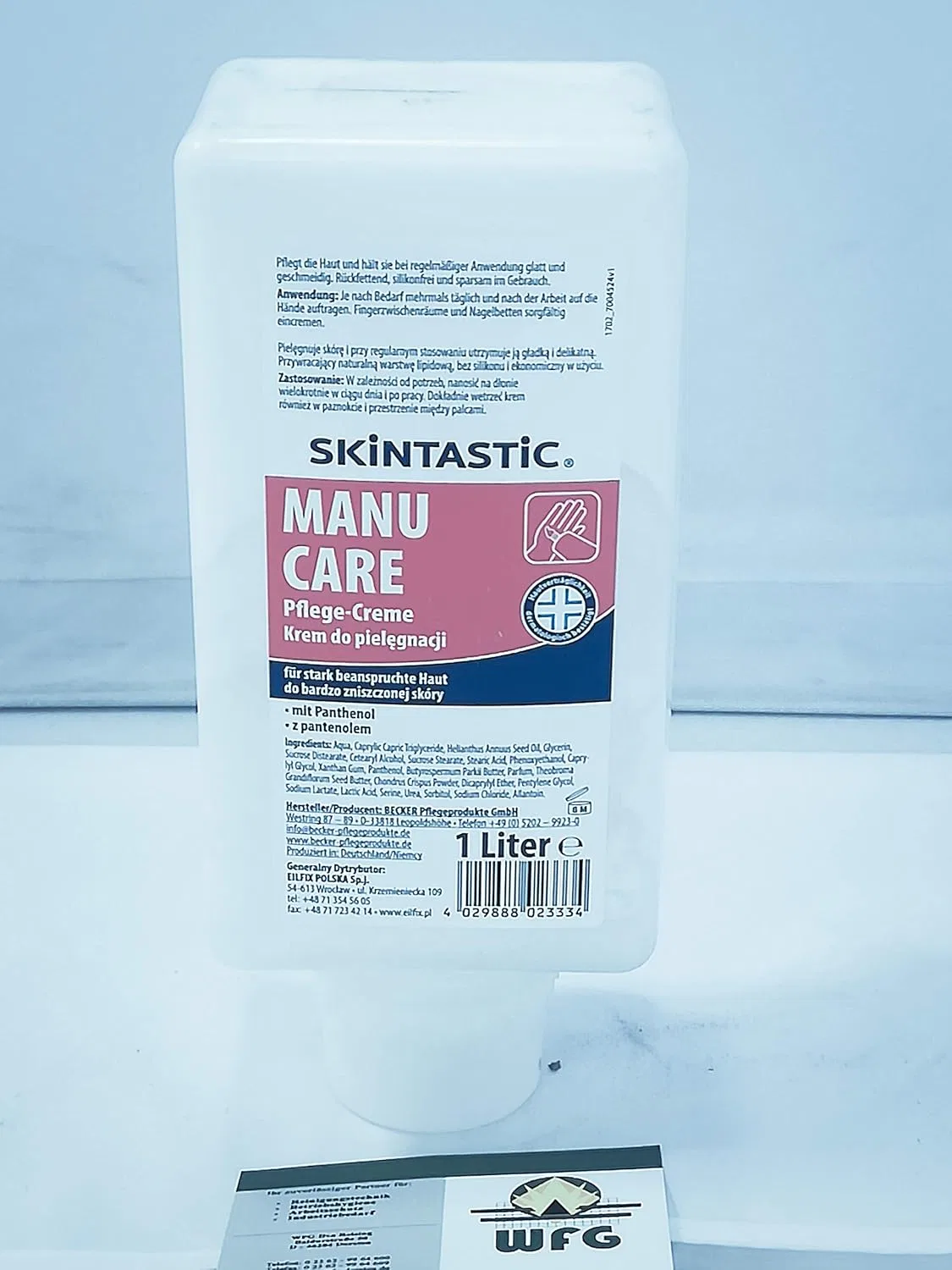 Крем для рук ManuCare Skintastic, 1000 мл