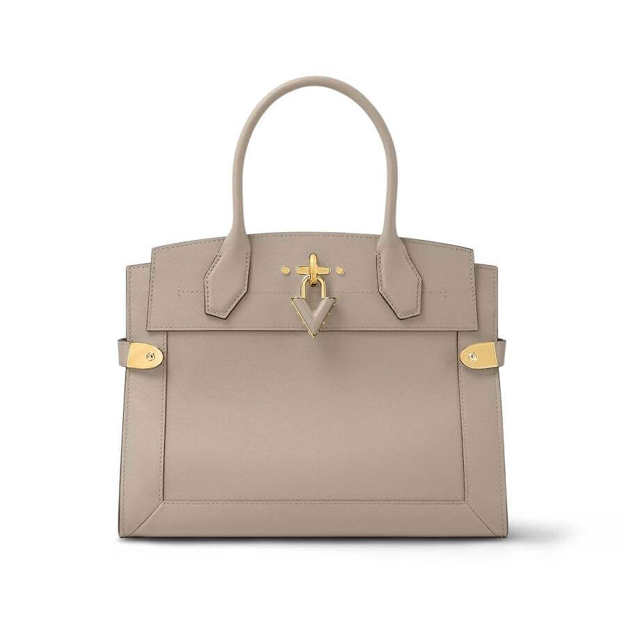 

Сумка Louis Vuitton Steamer MM, серо-бежевый