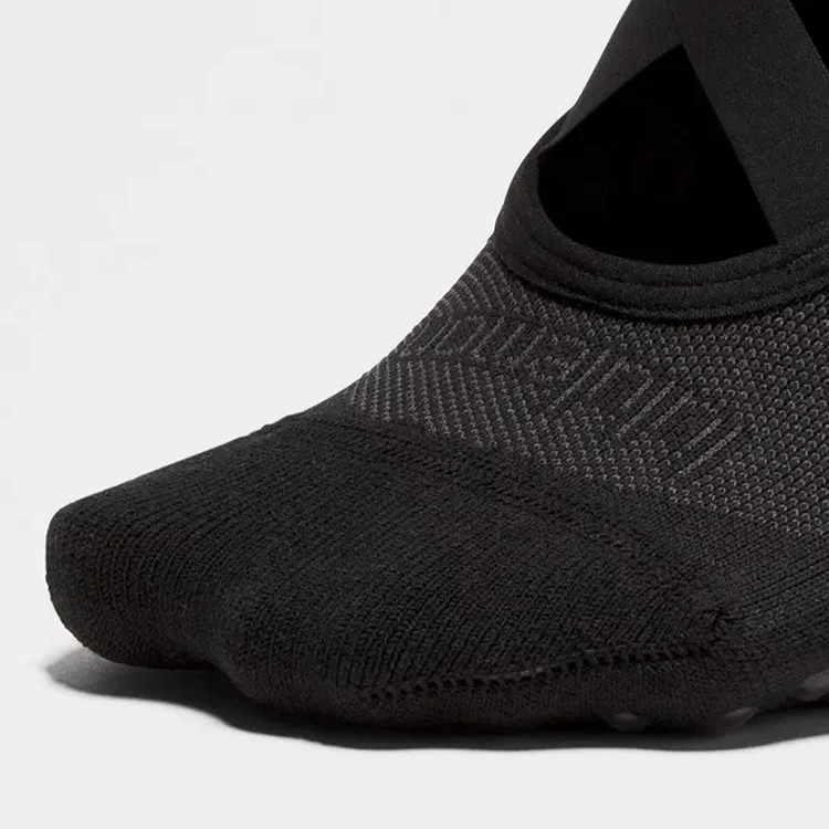 Детские носки-лодочки Lululemon SS25, Black — фото 3