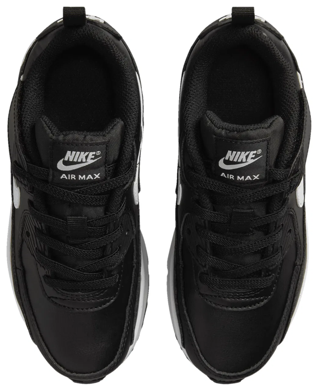 Кроссовки для мальчиков Air Max 90 EasyOn Nike, черный/белый — фото 4