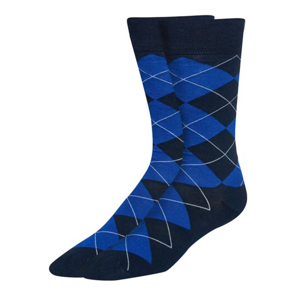 

Мужские носки Crew Cole Haan, цвет navy blue argyle