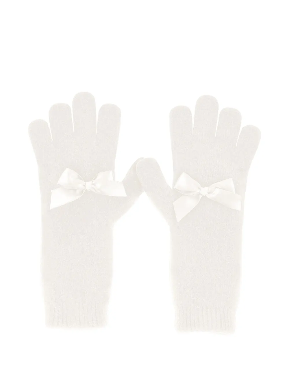 

Перчатки с бантом Monnalisa, белый